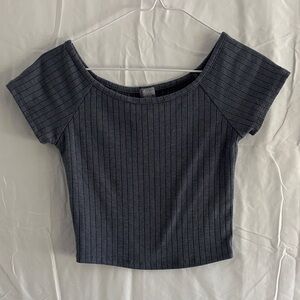 Tilly’s Slate blue crop Top